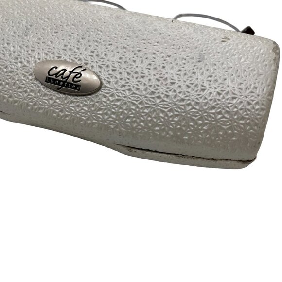 Cafe Lunettes 135 Half-Rim Cafe 3199 Metal Eyeglasses Frame with Cut-Outs - Picture 13 of 16